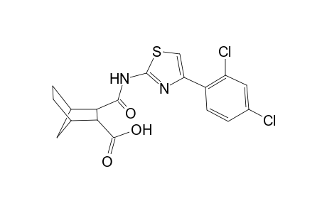 Bicyclo[2.2.1]heptane-2-carboxylic acid, 3-[[[4-(2,4-dichlorophenyl)-2-thiazolyl]amino]carbonyl]-