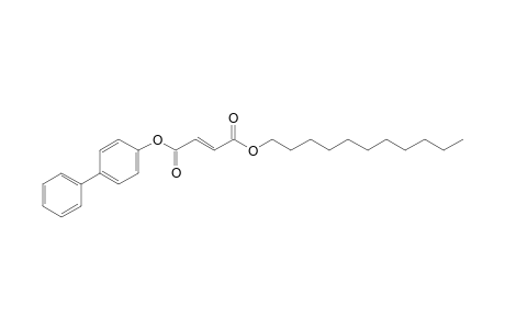 Fumaric acid, 4-phenylphenyl undecyl ester