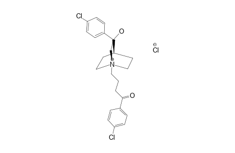 3-PARA-CHLOROPHENYL-3-HYDROXY-N-(4'-PARA-CHLOROPHENYL-4'-OXOBUTYL)-QUINUClIDINIUM_CHLORIDE