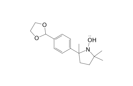 2,5,5-Trimethyl-2-[4-(1,3)-dioxolan-2-ylphenyl]pyrrolidin-1-yloxy radical