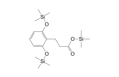 Benzenepropanoic acid, 2,6-bis[(trimethylsilyl)oxy]-, trimethylsilyl ester