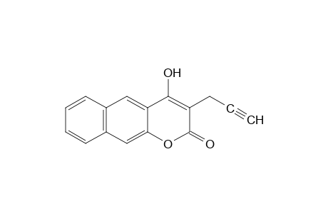 4-hydroxy-3-(2-propynyl)-2H-naphtho[2,3-b]pyran-2-one