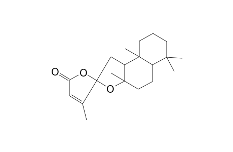 Spiro[furan-2(5H),2'(1'H)-naphtho[2,1-b]furan]-5-one, 3'a,4',5',5'a,6',7',8',9',9'a,9'b-decahydro-3,3'a,6',6',9'a-pentamethyl-, [2'S-(2'.alpha.,3'a.alpha.,5'a.beta.,9'a.alpha.,9'b.beta.)]-