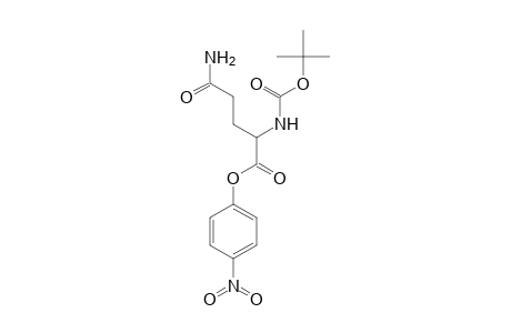 (4-nitrophenyl) 5-amino-2-(tert-butoxycarbonylamino)-5-oxo-pentanoate