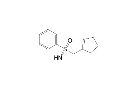 S-(1-Cyclopenten-1-ylmethyl)-N-hydrido-S-phenylsulfoximine