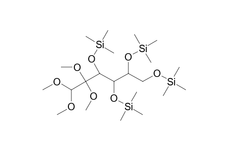 Arabino-hexos-2-ulose, 3,4,5,6-tetrakis-o-(trimethylsilyl)-, bis(dimethyl acetal)