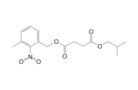 Succinic acid, isobutyl 3-methyl-2-nitrobenzyl ester