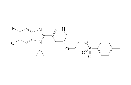 2-[[5-(6-chloro-1-cyclopropyl-5-fluoro-benzimidazol-2-yl)-3-pyridyl]oxy]ethyl 4-methylbenzenesulfonate