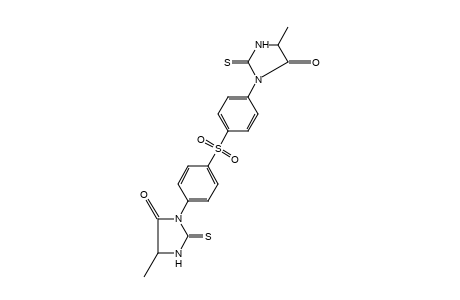 3,3'-(sulfonyldi-p-phenylene)bis[5-methyl-2-thiohydantoin]
