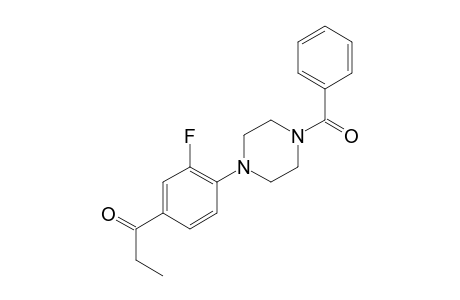 1-[4-(4-Benzoyl-1-piperazinyl)-3-fluorophenyl]-1-propanone