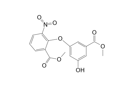 Benzoic acid, 2-[3-hydroxy-5-(methoxycarbonyl)phenoxy]-3-nitro-, methyl ester