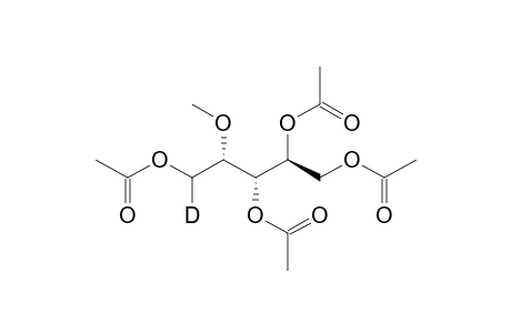 1,3,4,5-tetra-O-acetyl-1-deuterio-2-O-methyl-L-arabinitol