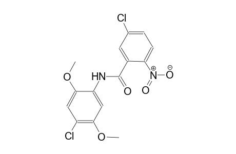 5-chloro-N-(4-chloro-2,5-dimethoxyphenyl)-2-nitrobenzamide