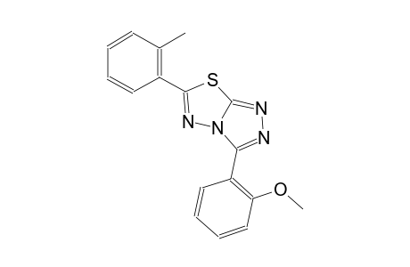 3-(2-methoxyphenyl)-6-(2-methylphenyl)[1,2,4]triazolo[3,4-b][1,3,4]thiadiazole