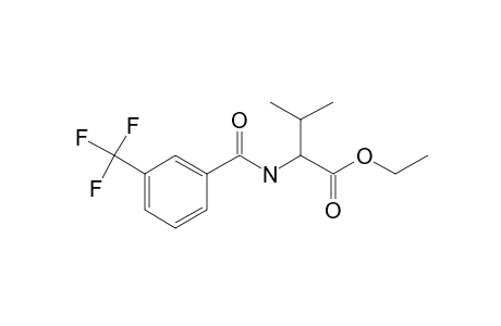 L-Valine, N-(3-trifluoromethylbenzoyl)-, ethyl ester