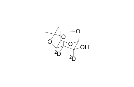 2,3-Dideuterio-1,6-anhydro-3,4-O-isopropylidene-.beta.-D-talopyranose