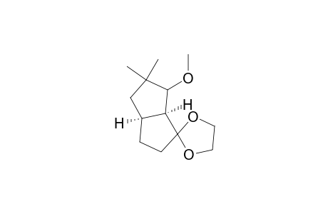 endo-8-methoxy-7,7-dimethyl-cis-bicyclo[3.3.0]octan-2-one-ethyleneacetal