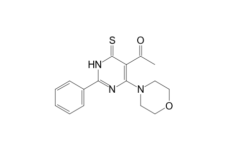 1-(6-morpholin-4-yl-2-phenyl-4-sulfanylidene-1H-pyrimidin-5-yl)ethanone