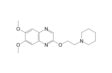 6,7-dimethoxy-2-(2-piperidinoethoxy)quinoxaline