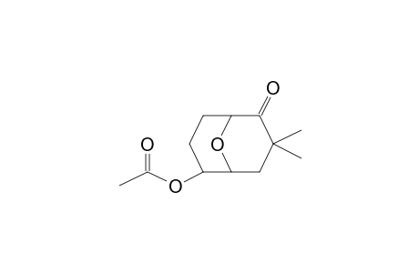 Acetic acid, 7,7-dimethyl-6-oxo-9-oxa-bicyclo[3.3.1]non-2-yl ester