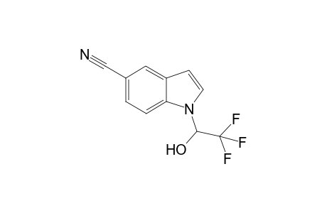 1-(2,2,2-trifluoro-1-hydroxyethyl)-1H-indole-5-carbonitrile