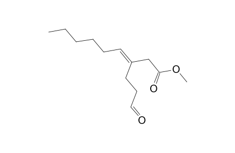 Methyl 3-(2-formylethyl)-3-nonenoate