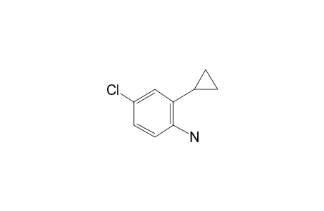 Benzenamine, 4-chloro-2-cyclopropyl-