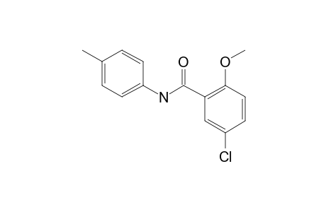 5-Chloro-2-methoxy-N-(4-methylphenyl)benzamide