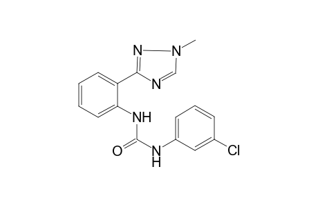 1-(3-Chloro-phenyl)-3-[2-(1-methyl-1H-[1,2,4]triazol-3-yl)-phenyl]-urea