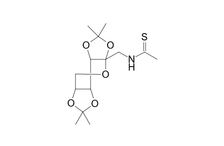 1-Deoxy-2,3:4,5-di-O-isopropylidene-1-thioacetamido-.beta.,D-fructopyranose