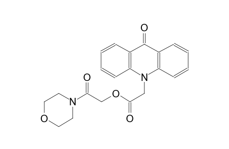 10-acridineacetic acid, 9,10-dihydro-9-oxo-, 2-(4-morpholinyl)-2-oxoethyl ester