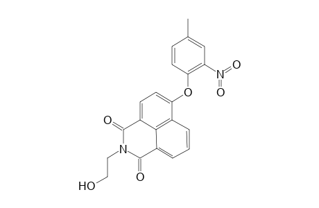 2-(2-hydroxyethyl)-6-(4-methyl-2-nitro-phenoxy)benzo[de]isoquinoline-1,3-dione