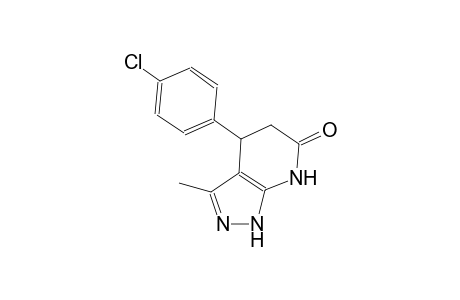 6H-pyrazolo[3,4-b]pyridin-6-one, 4-(4-chlorophenyl)-1,4,5,7-tetrahydro-3-methyl-