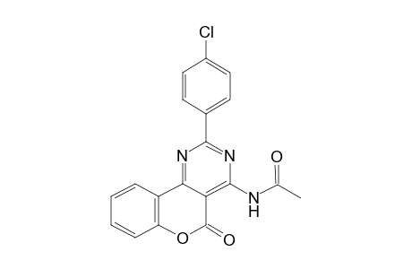 N-[2-(4-chlorophenyl)-5-oxo-5H-chromeno[4,3-d]pyrimidin-4-yl]acetamide
