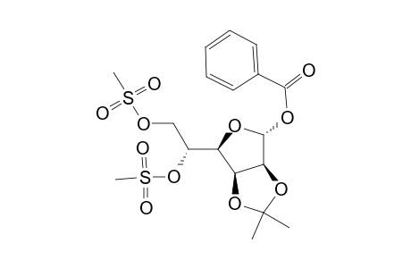 .alpha.-D-Mannofuranose, 2,3-o-(1-methylethylidene)-, 1-benzoate 5,6-dimethanesulfonate