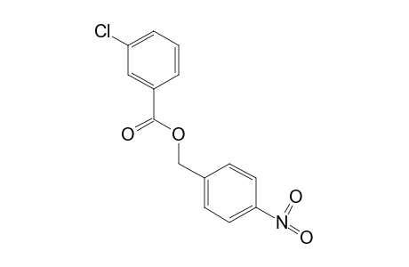 m-chlorobenzoic acid, p-nitrobenzyl ester