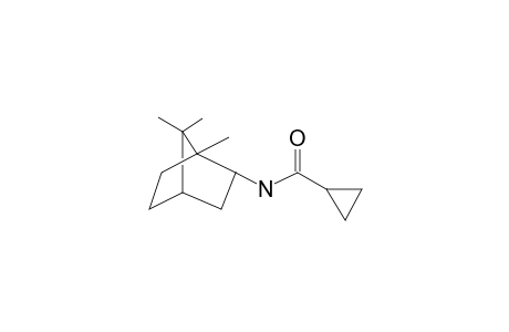 Bornylamine, N-cyclopropylcarbonyl