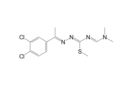 1-(3,4-dichloro-alpha-methylbenzylidene)-4-[(dimethylamino)methylene]-3-methyl-3-thioisosemicrabazide