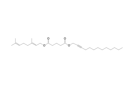 Glutaric acid, tridec-2-yn-1-yl geranyl ester