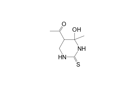 1-(4-hydroxy-4-methyl-2-sulfanylidene-1,3-diazinan-5-yl)ethanone