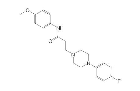 1-piperazinepropanamide, 4-(4-fluorophenyl)-N-(4-methoxyphenyl)-