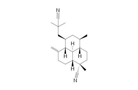 (1S,3aS,4R,6R,6aR,9aR,9bS)-6-(2-Cyano-2,2-dimethyl-ethyl)-1,4-dimethyl-7-methylene-dodecahydro-phenalene-1-carbonitrile