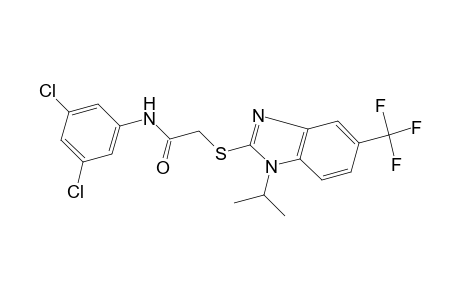 3',5'-dichloro-2-[{1-isopropyl-5-(trifluoromethyl)benzimidazol-2-yl]thio}acetanilide