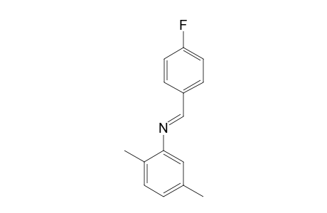 N-(p-fluorobenzylidene)-2,5-xylidine