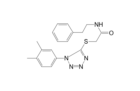 2-[1-(3,4-Dimethyl-phenyl)-1H-tetrazol-5-ylsulfanyl]-N-phenethyl-acetamide