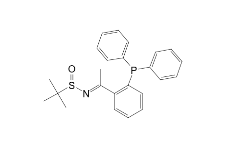 (R)-(+)-N-[2-(DIPHENYLPHOSPHINO)-PHENYLETHYLIDENE]-TERT.-BUTANESULFINAMIDE