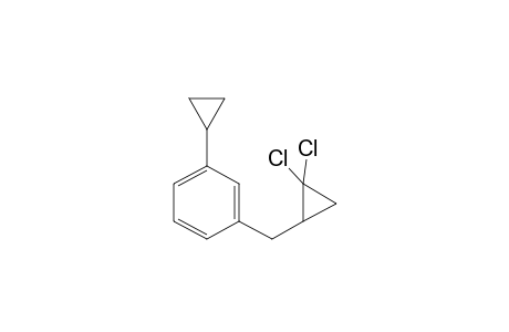 1-Cyclopropyl-3-[(2,2-dichlorocyclopropyl)methyl]benzene