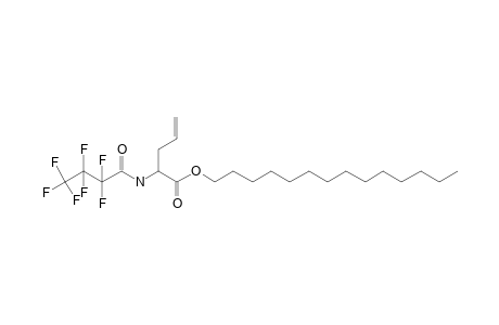 D-Allylglycine, N-heptafluorobutyryl-, tetradecyl ester