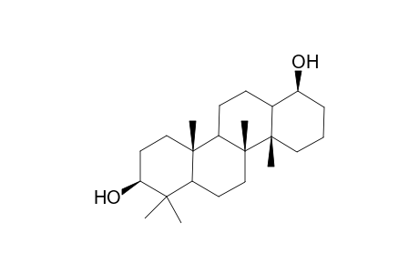 19,20,21,22,28,29,30-Heptanorlupan-3.beta.,18.alpha.-diol