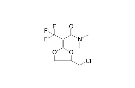 2-[1-(N,N-DIMETHYLCARBAMOYL)TRIFLUOROETHYLIDEN]-4-CHLOROMETHYL-1,3-DIOXOLANE